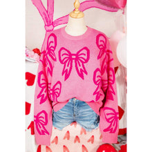 Load image into Gallery viewer, Pink Bow Sweater
