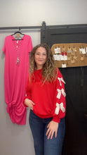 Load image into Gallery viewer, Long sleeve Crewneck W/ Bow Sleeve
