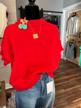 Load image into Gallery viewer, Drop Half Sleeve Crew Neck Sweater
