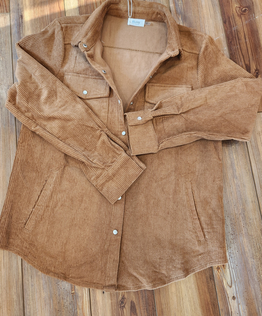 Corduroy Button Down Shacket