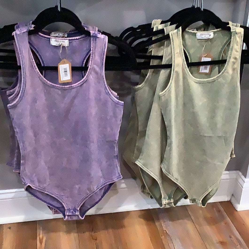 Washed Cotton Body Suit