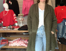 Load image into Gallery viewer, Soft Fuzzy Drape Front Cardigan
