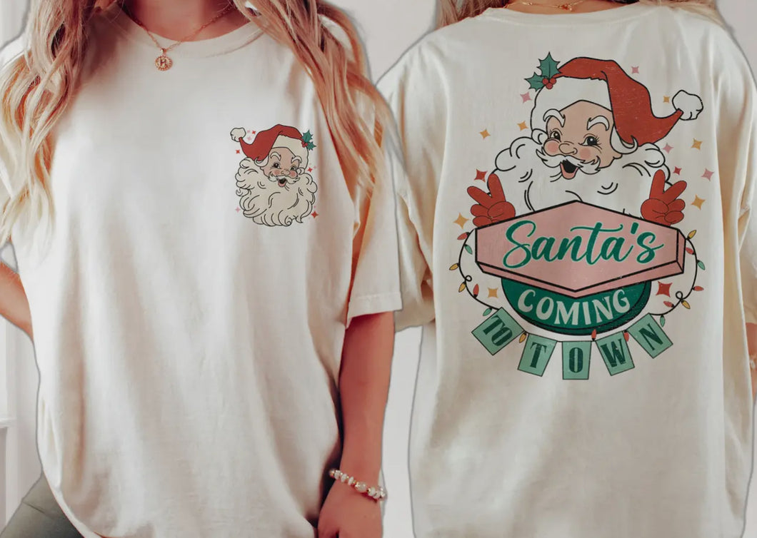 Santa Pocket Tee