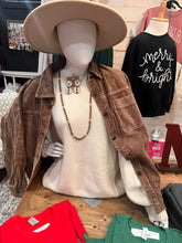 Load image into Gallery viewer, Washed Corduroy Oversized Fall Winter Jacket
