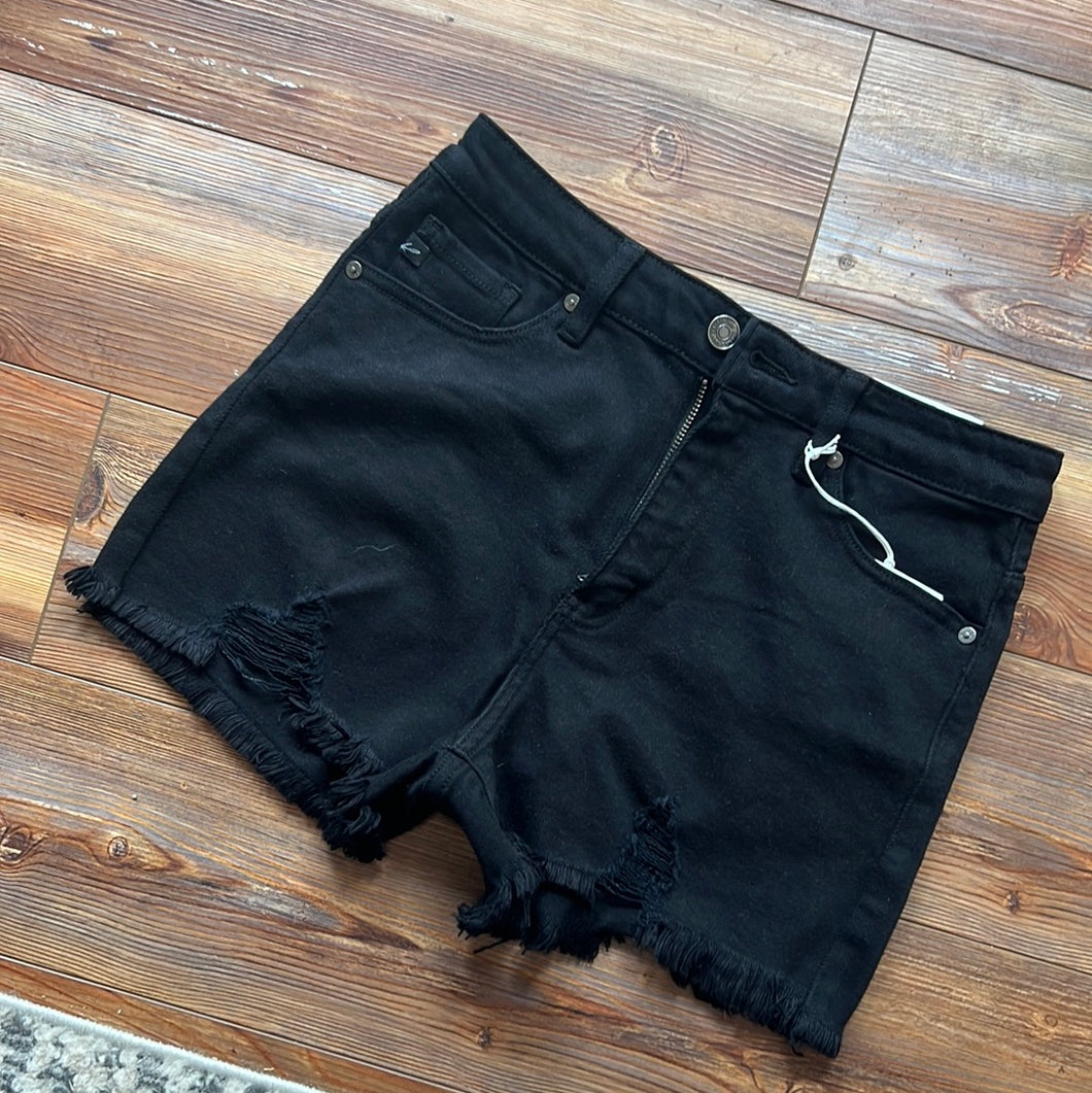 KanCan High Rise Shorts- Black