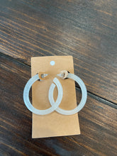 Load image into Gallery viewer, Resin Hoop Earrings
