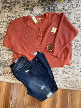 Load image into Gallery viewer, Three Button Sweater
