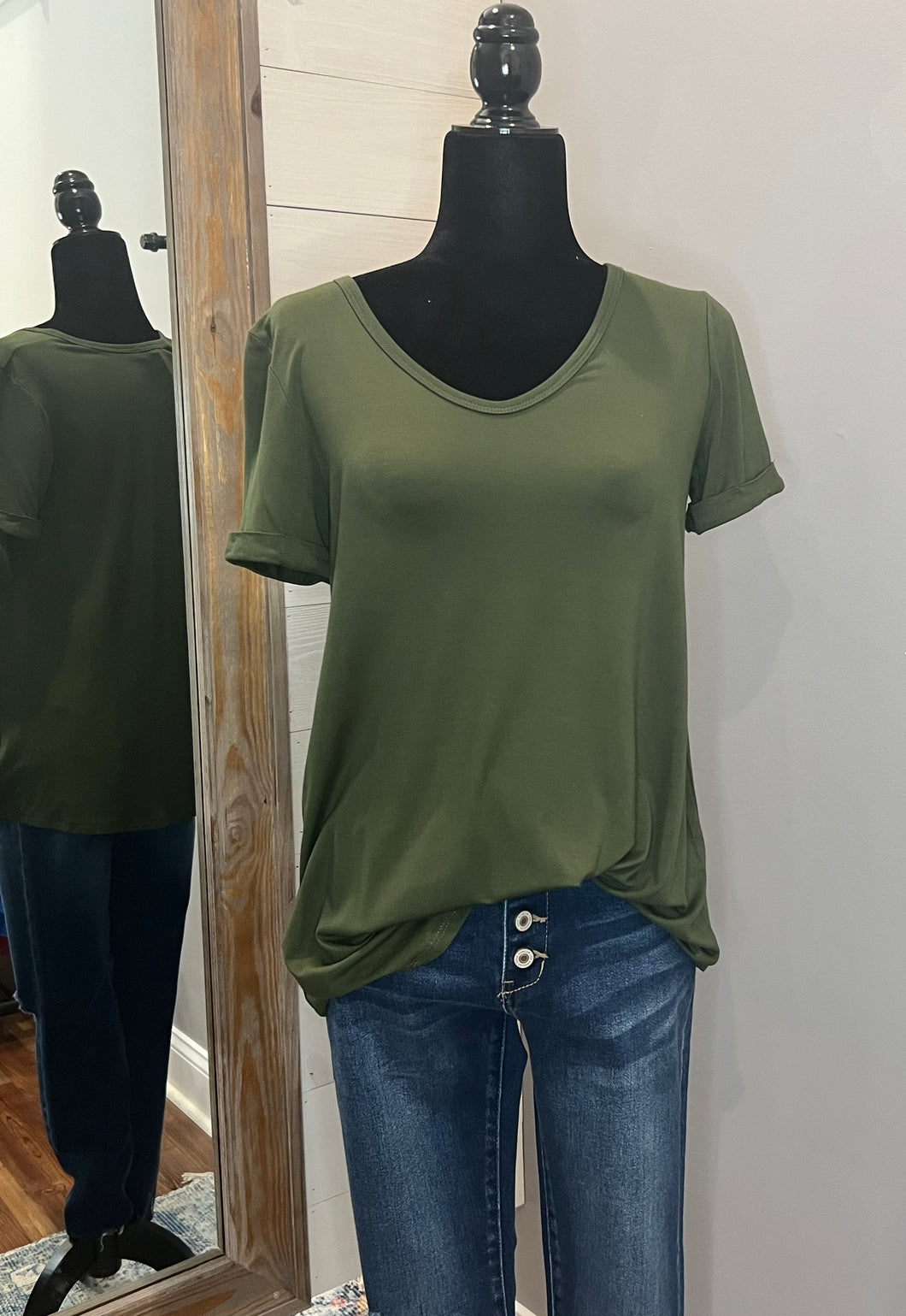 Short Sleeve V-Neck Shirt