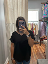 Load image into Gallery viewer, Dressy V-Neck Sleeved Shirt
