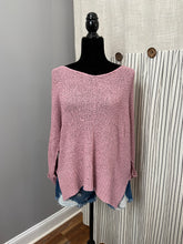 Load image into Gallery viewer, Loose Knit Oversized V-Neck Lightweight Sweater
