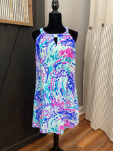 Load image into Gallery viewer, Funky Blue Sleeves Dress
