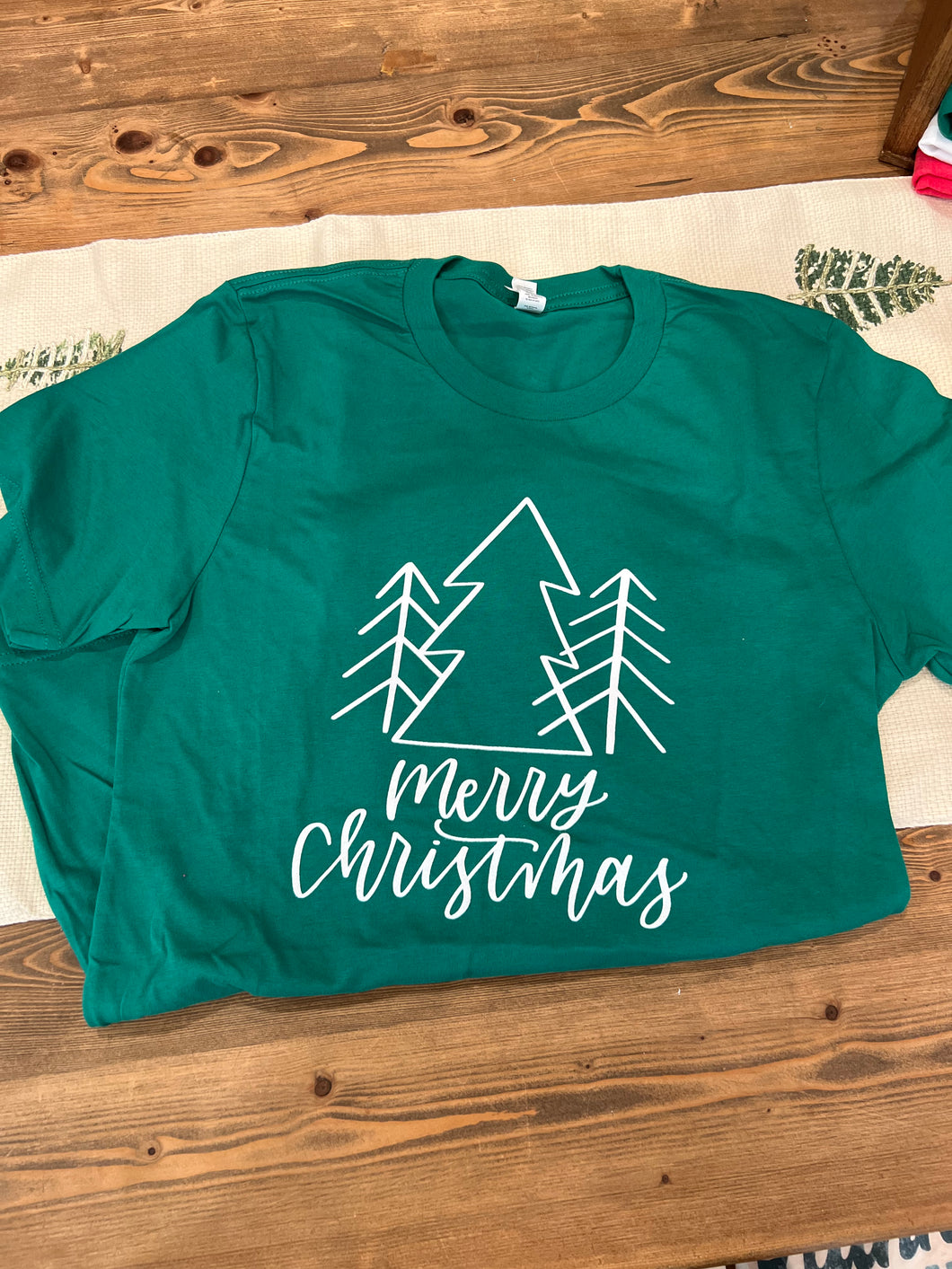 Green Merry Christmas T-Shirt