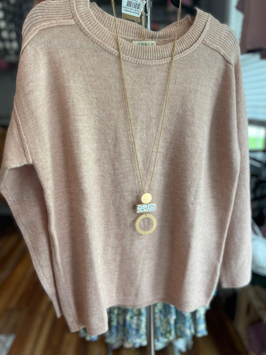 Soft Thread Shoulder Sweater