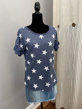 Load image into Gallery viewer, Star Ruffle Sleeve Top
