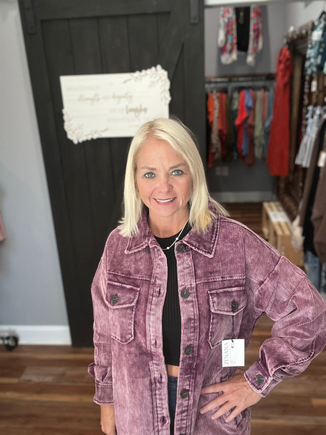 Oversized Corduroy Shacket