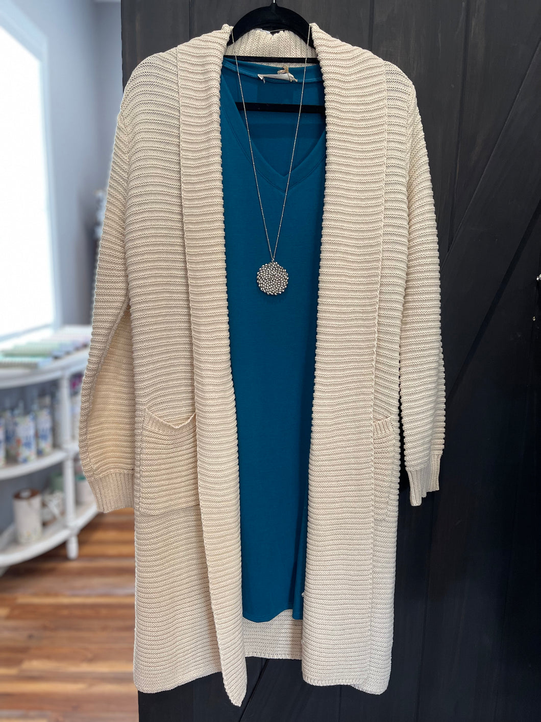 Ribbed Cardigan