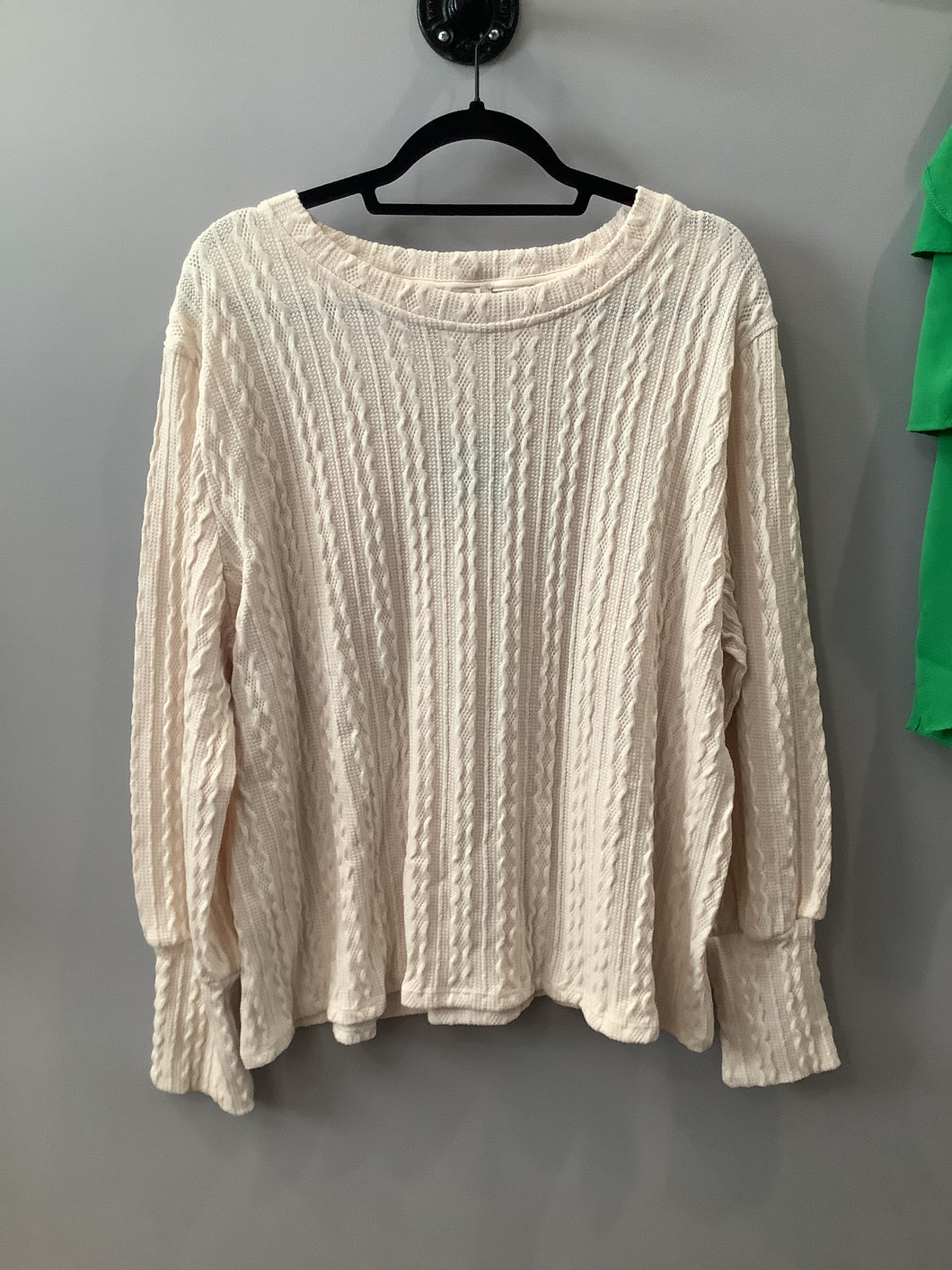 Plus knit sweater