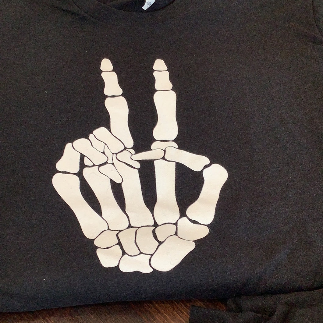 Peace skeleton tshirt