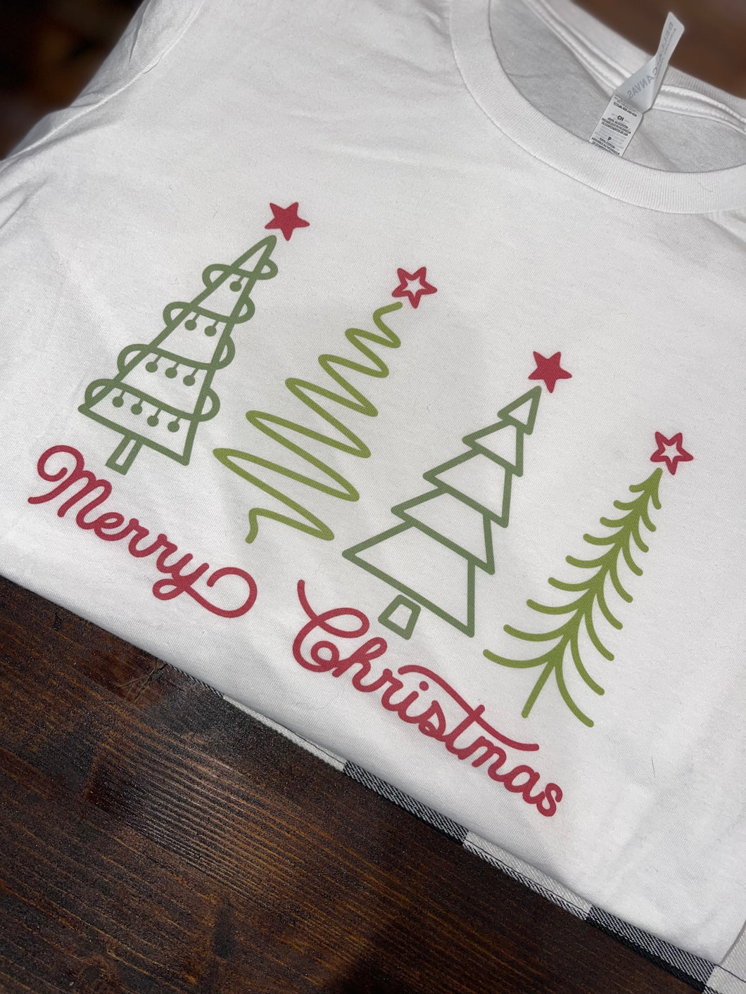 White Merry Christmas T-Shirt