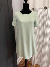 Load image into Gallery viewer, Sage green shift dress
